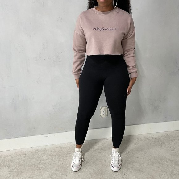 (NWT) - "Hold Me Tight" High Waist Compression Leggings - Black - Picture 5 of 6